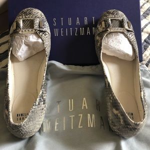 Stuart Weizman Lucid Python Flats.  Size 8.5